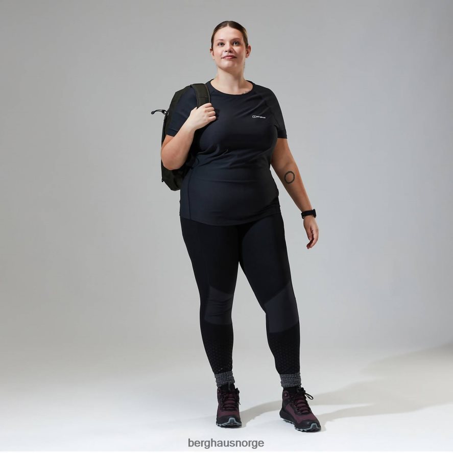 lelyur turtights Berghaus kvinner svart F262D6530 klær