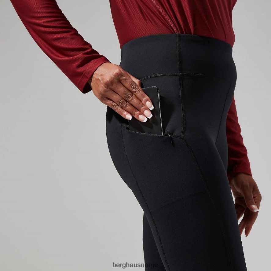 lelyur turtights Berghaus kvinner svart F262D6530 klær