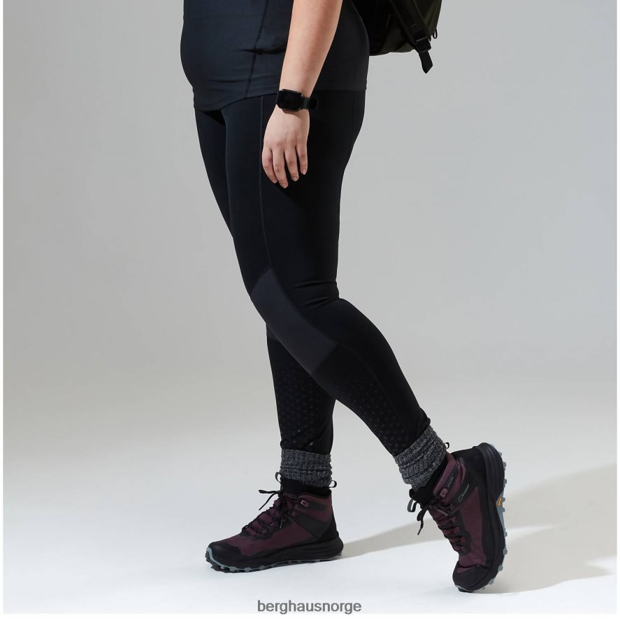 lelyur turtights Berghaus kvinner svart F262D6530 klær