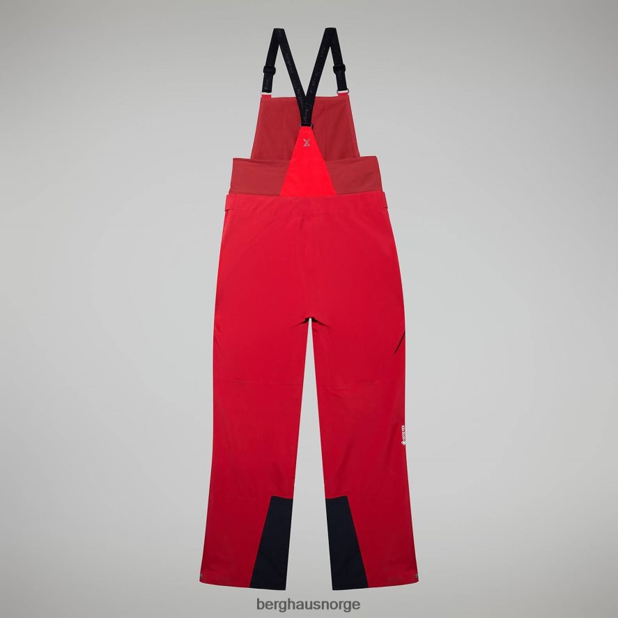 mtn arete descend gtx smekkebukser Berghaus kvinner rød F262D6541 klær