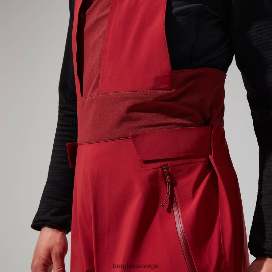 mtn arete descend gtx smekkebukser Berghaus kvinner rød F262D6541 klær