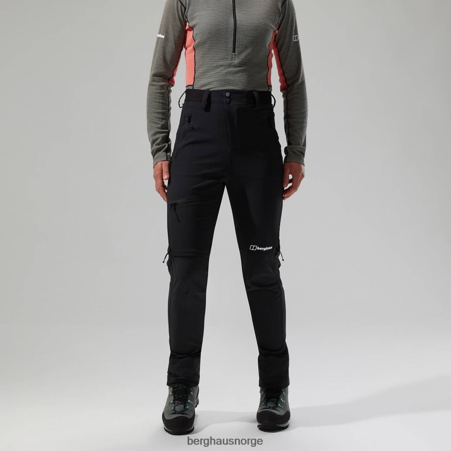 mtn guide alpinbukse Berghaus kvinner svart F262D6544 klær