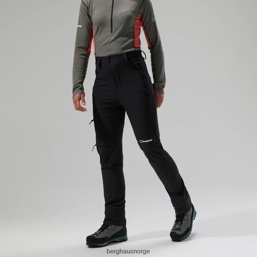 mtn guide alpinbukse Berghaus kvinner svart F262D6544 klær