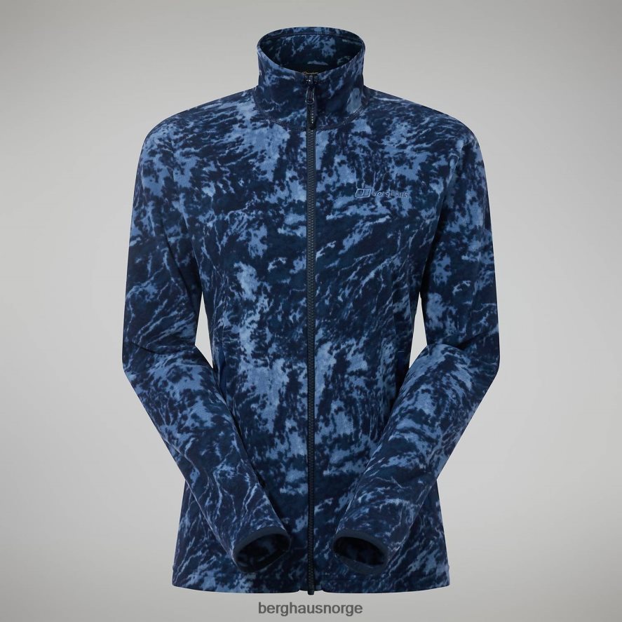 Navala fleece med full glidelås Berghaus kvinner blå/mørkeblå F262D6429 klær