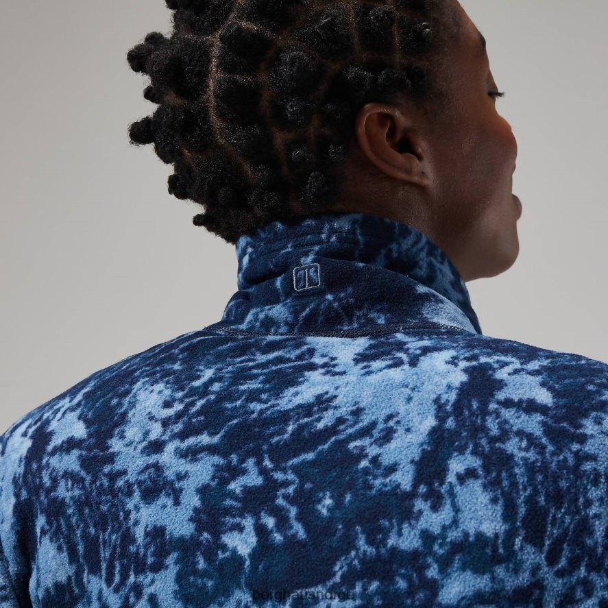 Navala fleece med full glidelås Berghaus kvinner blå/mørkeblå F262D6429 klær