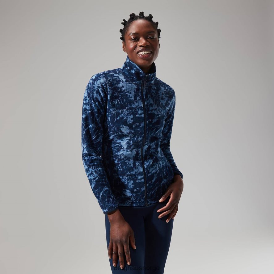 Navala fleece med full glidelås Berghaus kvinner blå/mørkeblå F262D6429 klær