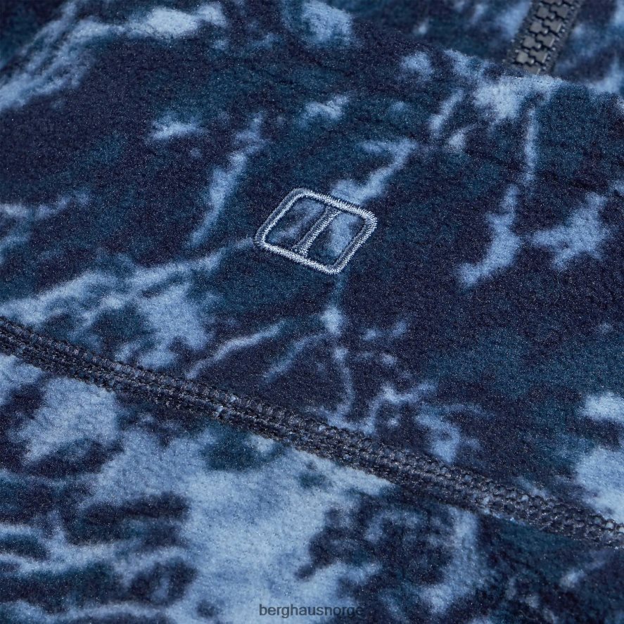 Navala fleece med full glidelås Berghaus kvinner blå/mørkeblå F262D6429 klær
