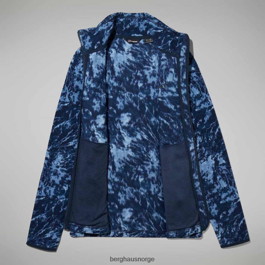Navala fleece med full glidelås Berghaus kvinner blå/mørkeblå F262D6429 klær