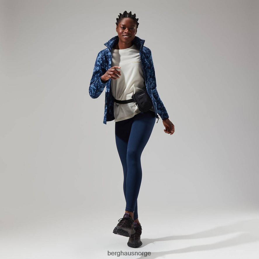 Navala fleece med full glidelås Berghaus kvinner blå/mørkeblå F262D6429 klær