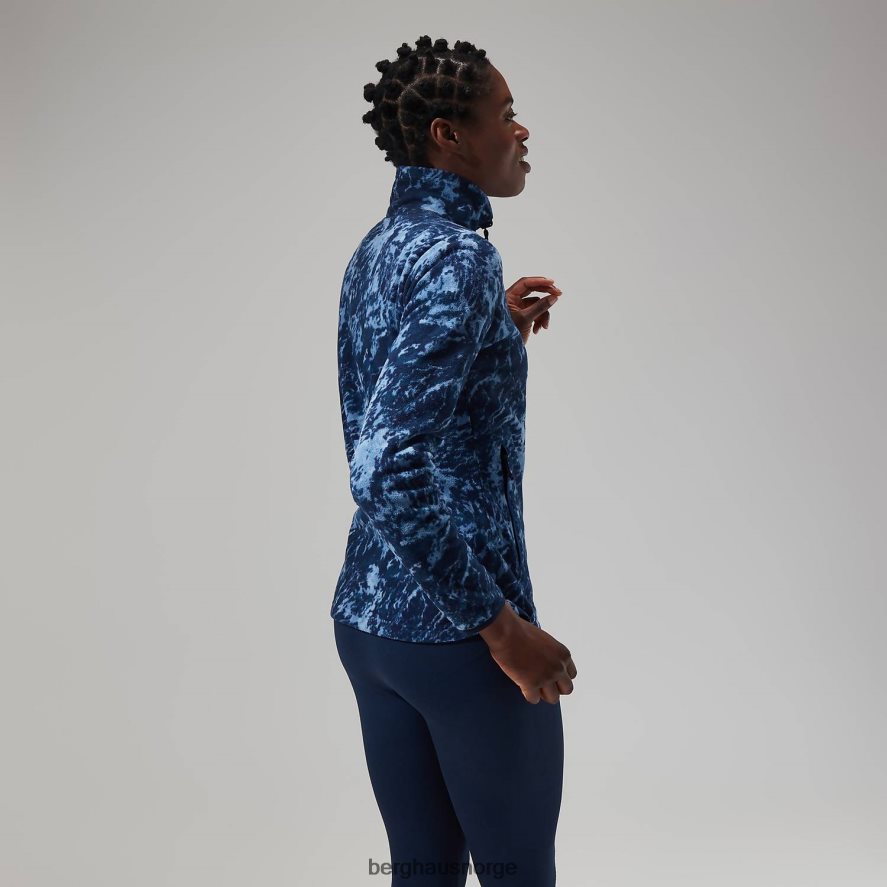 Navala fleece med full glidelås Berghaus kvinner blå/mørkeblå F262D6429 klær
