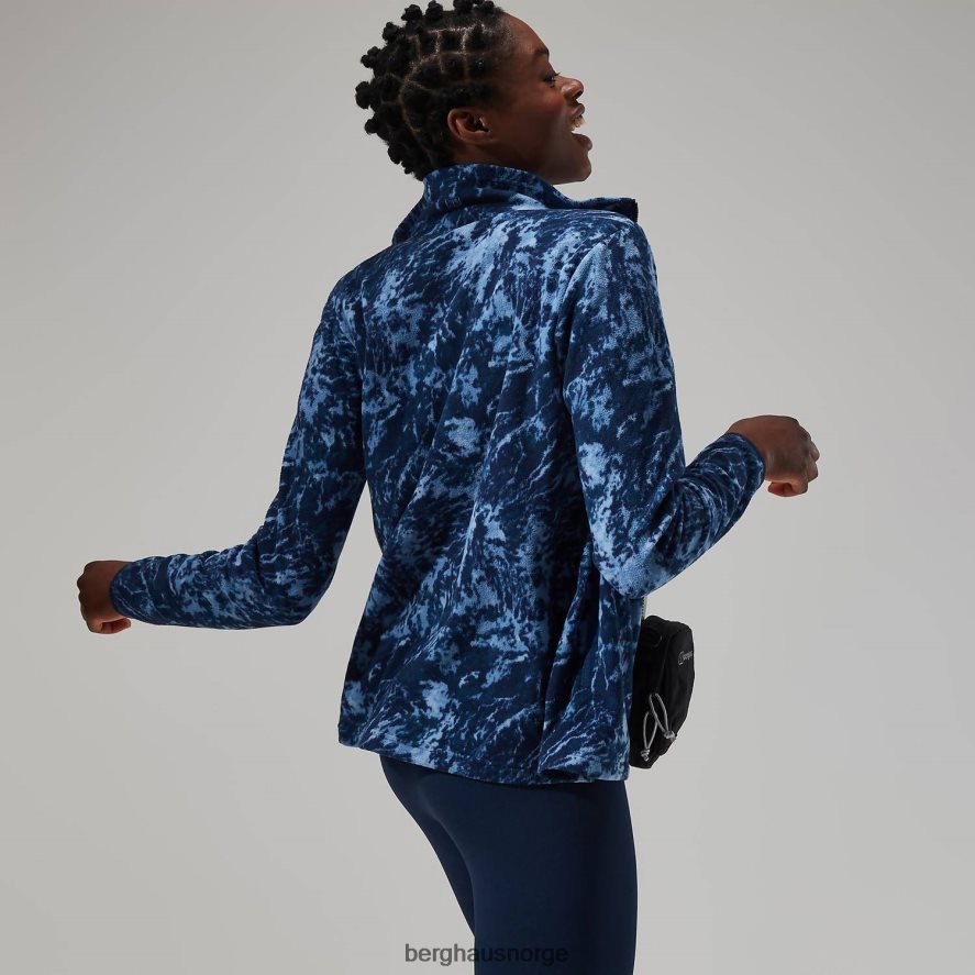Navala fleece med full glidelås Berghaus kvinner blå/mørkeblå F262D6429 klær