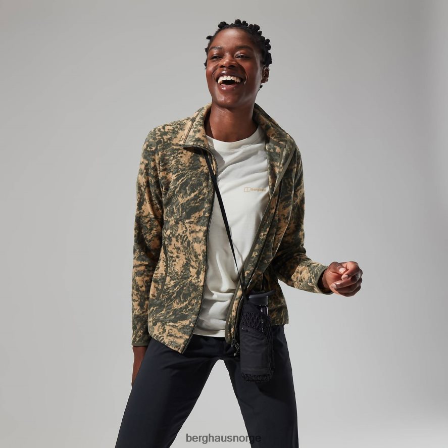 Navala fleece med full glidelås Berghaus kvinner grønn/mørk grønn F262D6427 klær