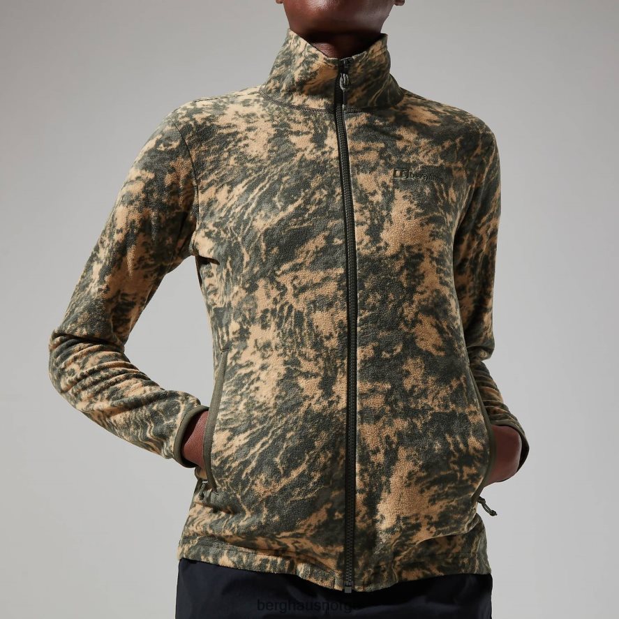 Navala fleece med full glidelås Berghaus kvinner grønn/mørk grønn F262D6427 klær