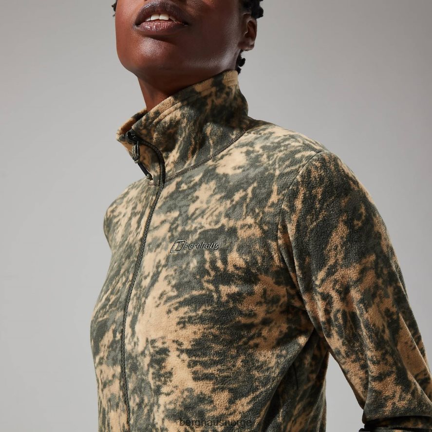 Navala fleece med full glidelås Berghaus kvinner grønn/mørk grønn F262D6427 klær