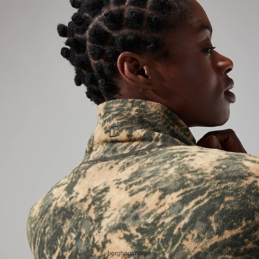 Navala fleece med full glidelås Berghaus kvinner grønn/mørk grønn F262D6427 klær