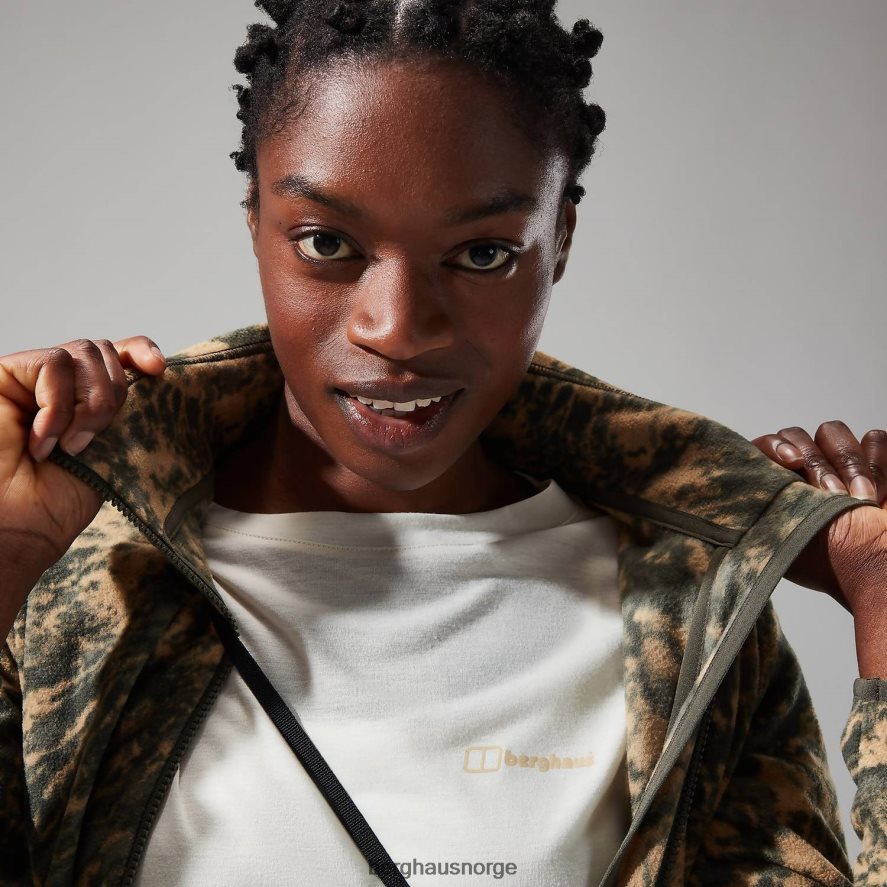 Navala fleece med full glidelås Berghaus kvinner grønn/mørk grønn F262D6427 klær