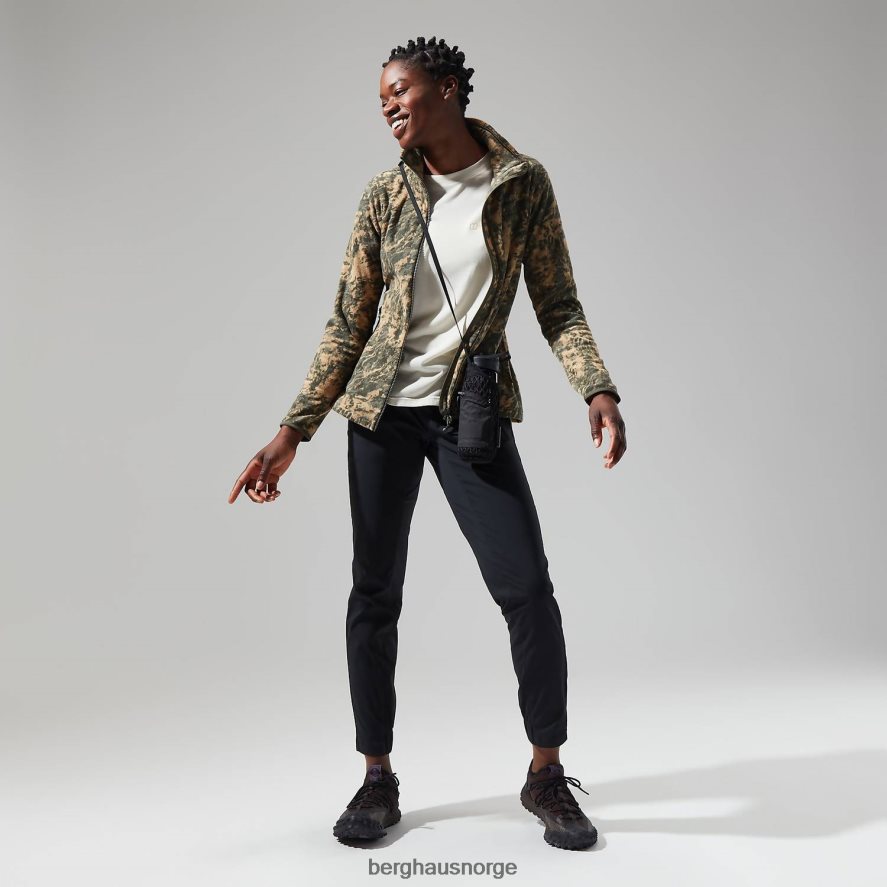 Navala fleece med full glidelås Berghaus kvinner grønn/mørk grønn F262D6427 klær