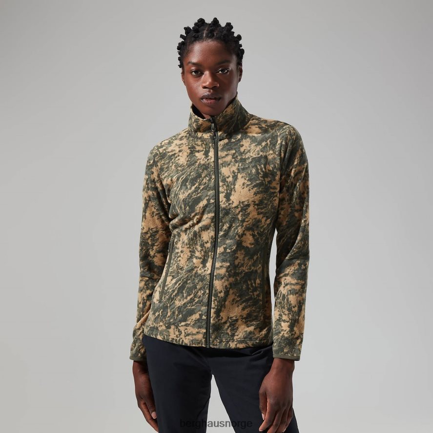Navala fleece med full glidelås Berghaus kvinner grønn/mørk grønn F262D6427 klær