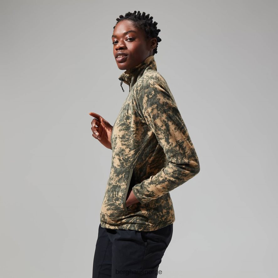 Navala fleece med full glidelås Berghaus kvinner grønn/mørk grønn F262D6427 klær