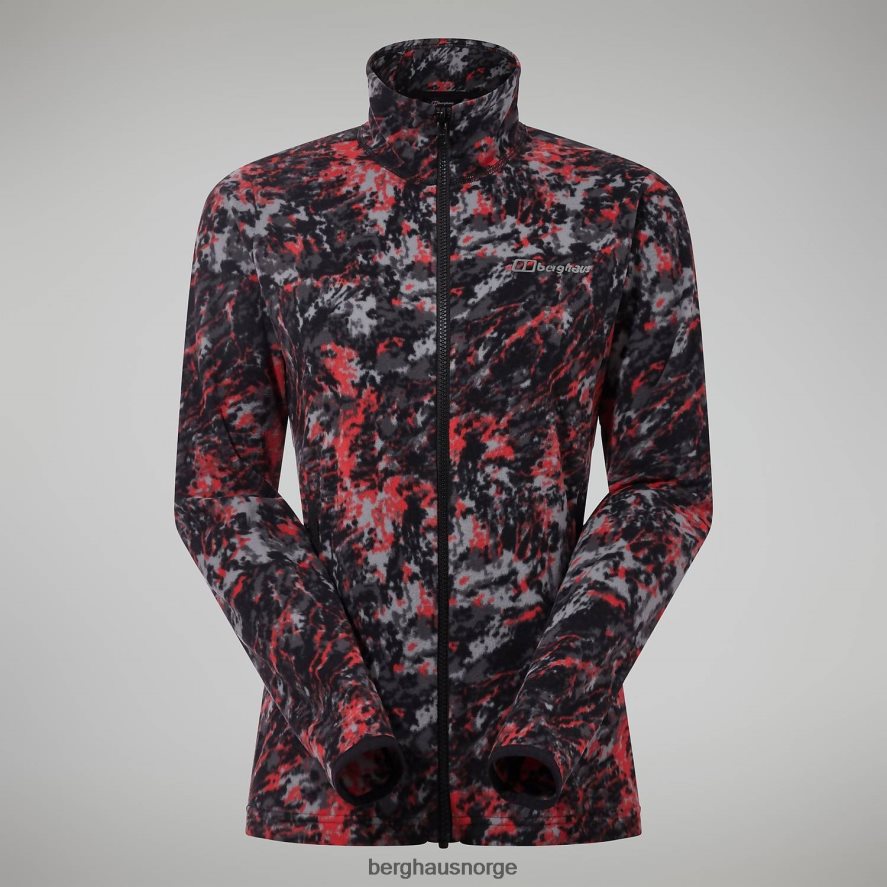 Navala fleece med full glidelås Berghaus kvinner lys grå/mørk grå F262D6428 klær