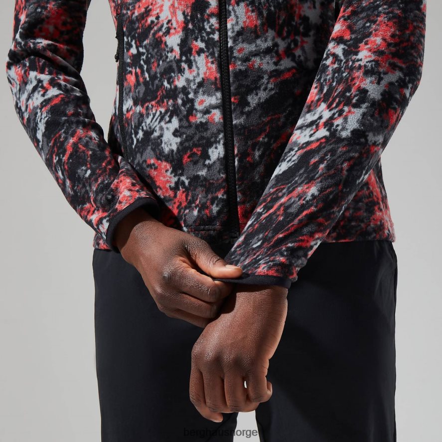 Navala fleece med full glidelås Berghaus kvinner lys grå/mørk grå F262D6428 klær