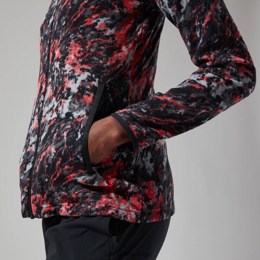 Navala fleece med full glidelås Berghaus kvinner lys grå/mørk grå F262D6428 klær