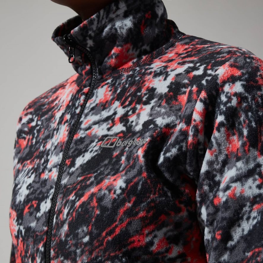 Navala fleece med full glidelås Berghaus kvinner lys grå/mørk grå F262D6428 klær