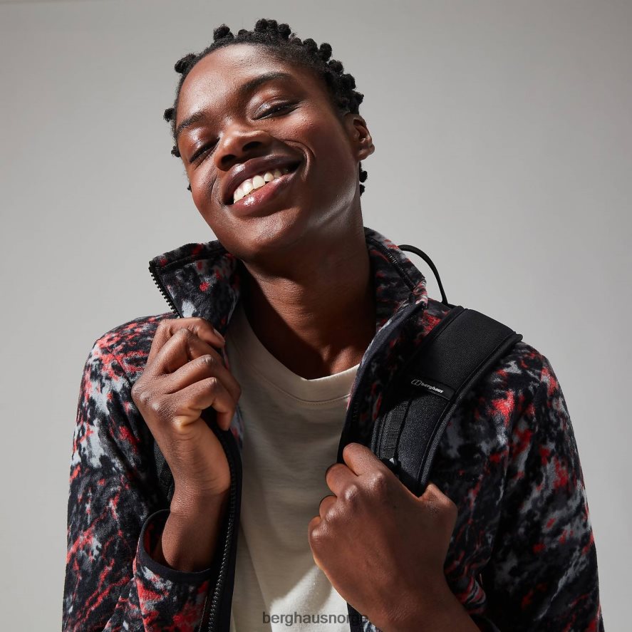 Navala fleece med full glidelås Berghaus kvinner lys grå/mørk grå F262D6428 klær