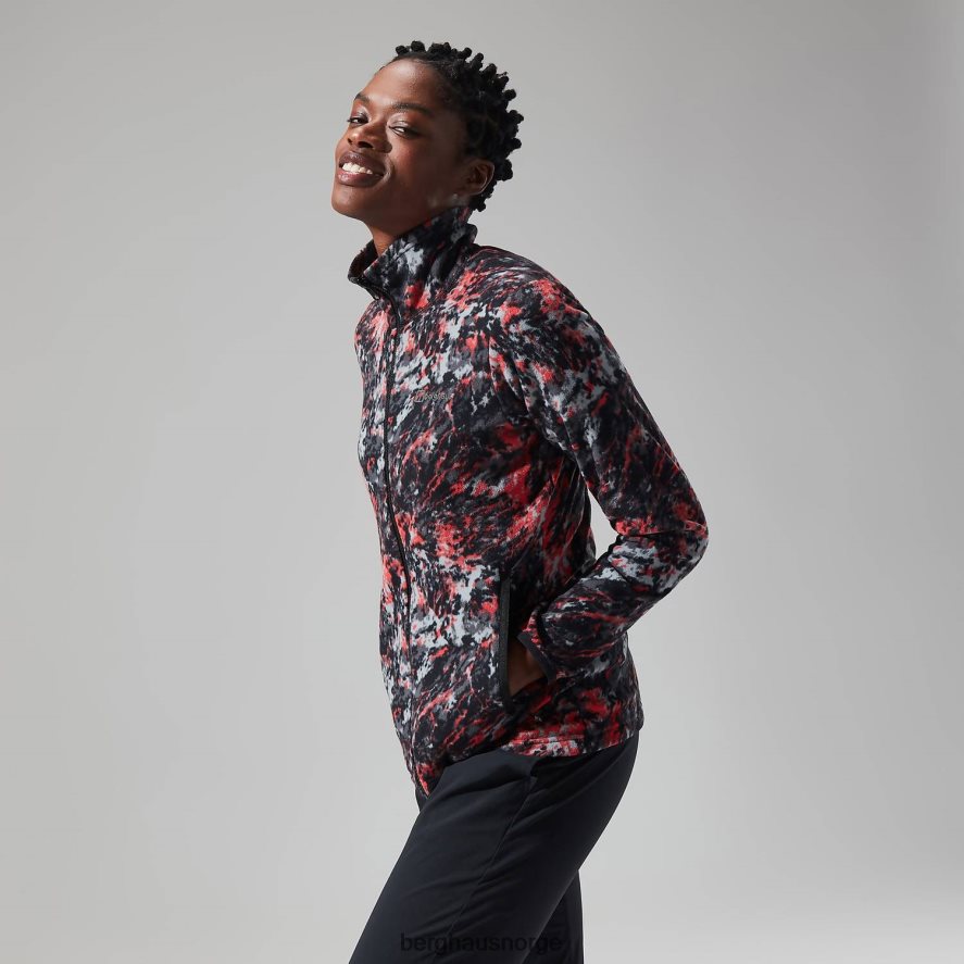 Navala fleece med full glidelås Berghaus kvinner lys grå/mørk grå F262D6428 klær