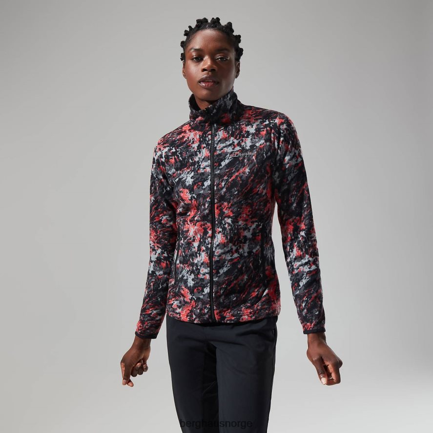 Navala fleece med full glidelås Berghaus kvinner lys grå/mørk grå F262D6428 klær