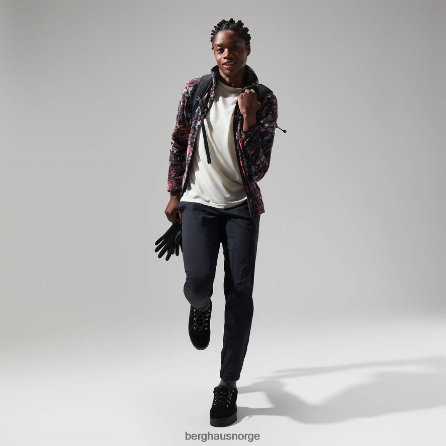 Navala fleece med full glidelås Berghaus kvinner lys grå/mørk grå F262D6428 klær