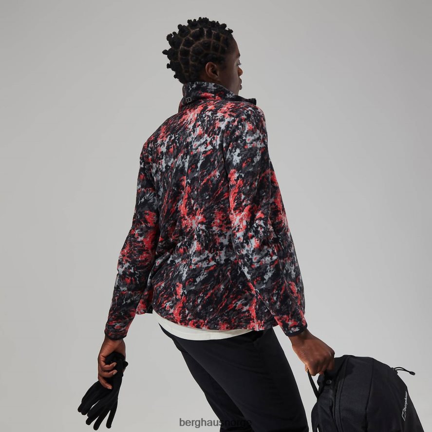 Navala fleece med full glidelås Berghaus kvinner lys grå/mørk grå F262D6428 klær