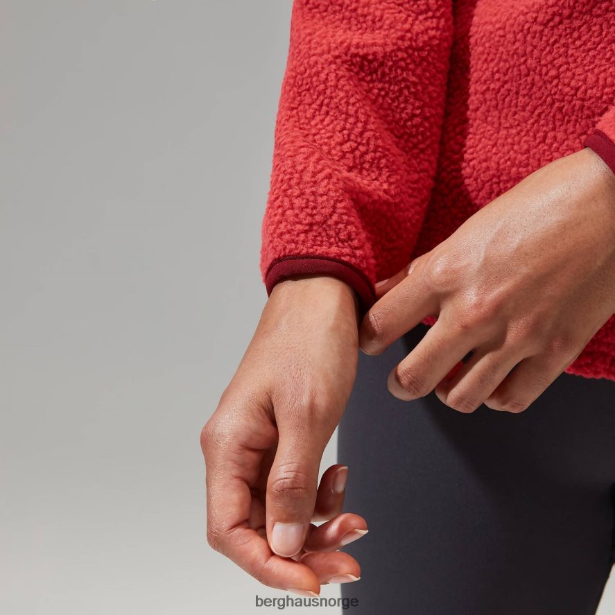 angram fleecejakke Berghaus kvinner rød F262D6457 klær