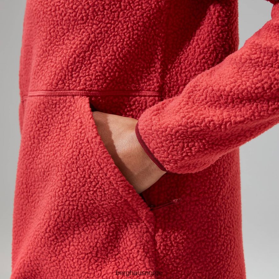 angram fleecejakke Berghaus kvinner rød F262D6457 klær