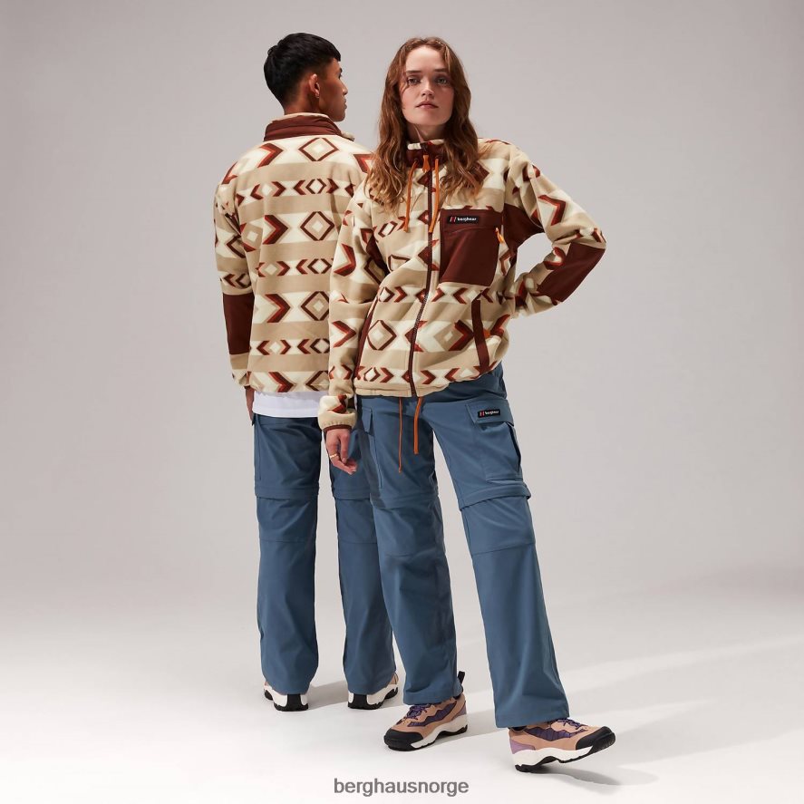 ascent 91 fleecejakke Berghaus kvinner naturlig/brun F262D6459 klær