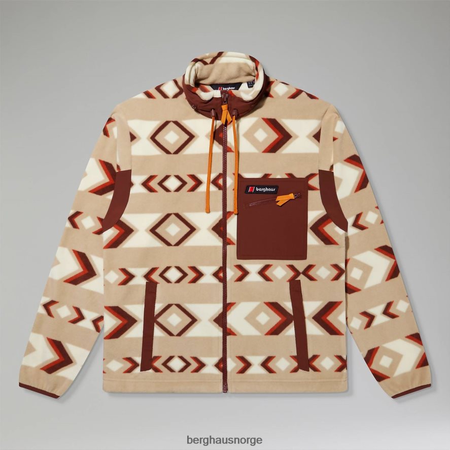 ascent 91 fleecejakke Berghaus kvinner naturlig/brun F262D6459 klær