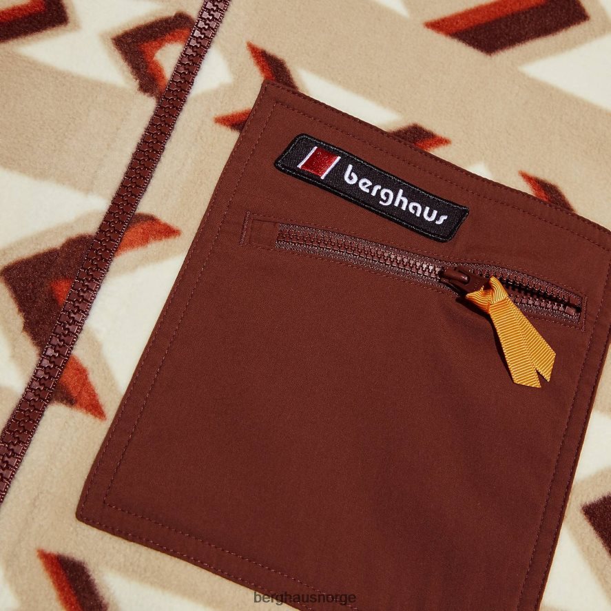 ascent 91 fleecejakke Berghaus kvinner naturlig/brun F262D6459 klær