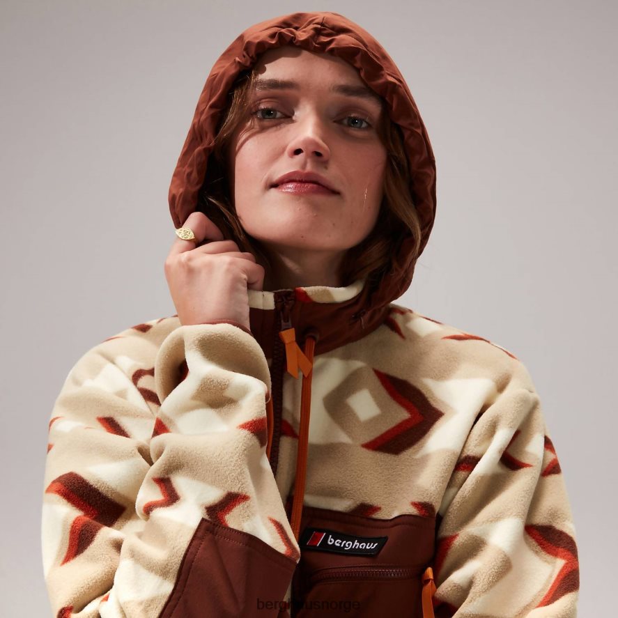 ascent 91 fleecejakke Berghaus kvinner naturlig/brun F262D6459 klær