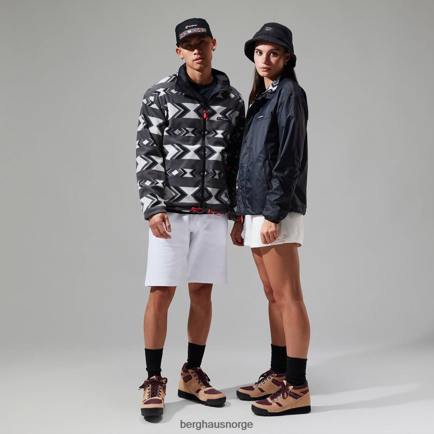 bakvind fleece med full glidelås Berghaus kvinner svart/grå F262D6442 klær