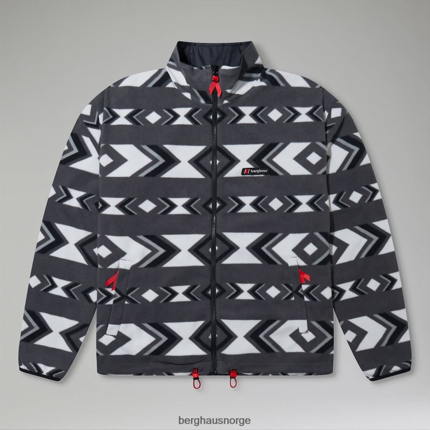 bakvind fleece med full glidelås Berghaus kvinner svart/grå F262D6442 klær