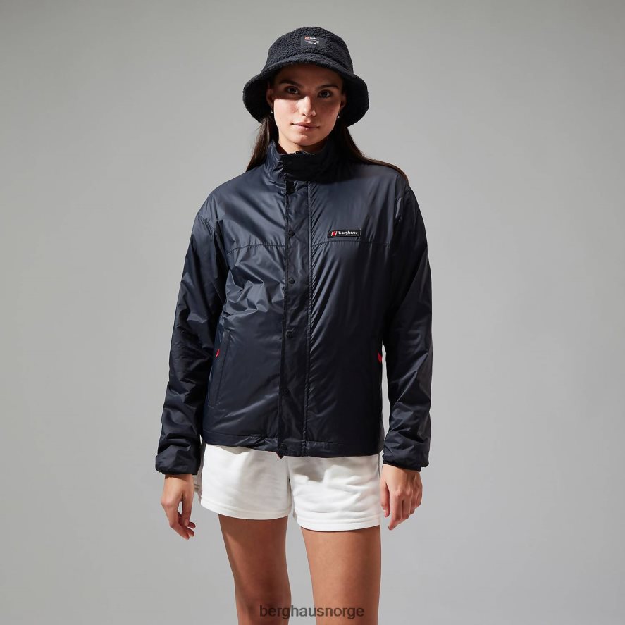 bakvind fleece med full glidelås Berghaus kvinner svart/grå F262D6442 klær