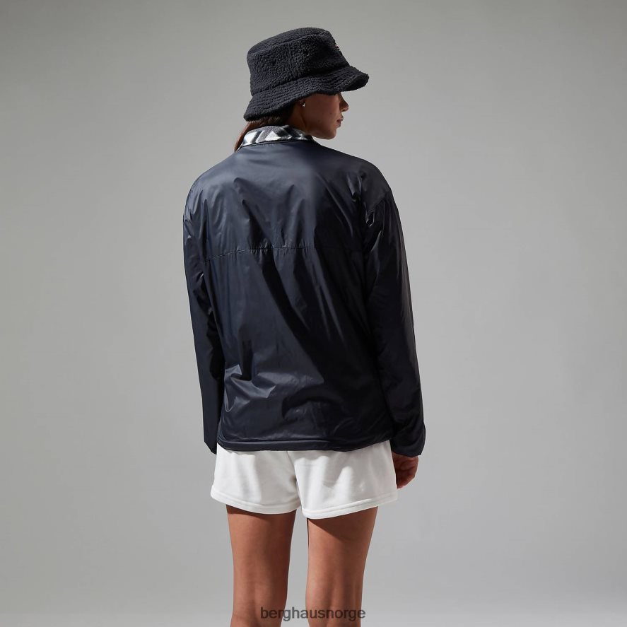 bakvind fleece med full glidelås Berghaus kvinner svart/grå F262D6442 klær