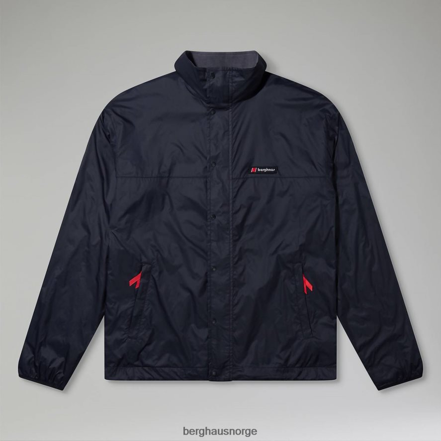 bakvind fleece med full glidelås Berghaus kvinner svart/grå F262D6442 klær