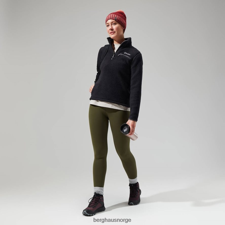 darria halv glidelås Berghaus kvinner svart F262D6454 klær