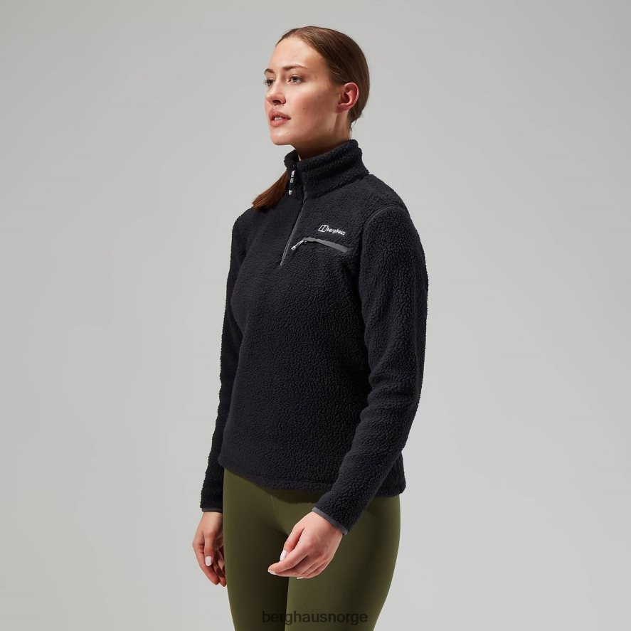 darria halv glidelås Berghaus kvinner svart F262D6454 klær