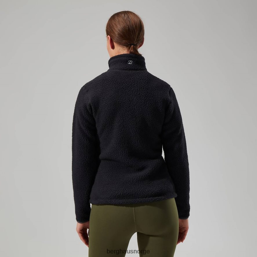 darria halv glidelås Berghaus kvinner svart F262D6454 klær