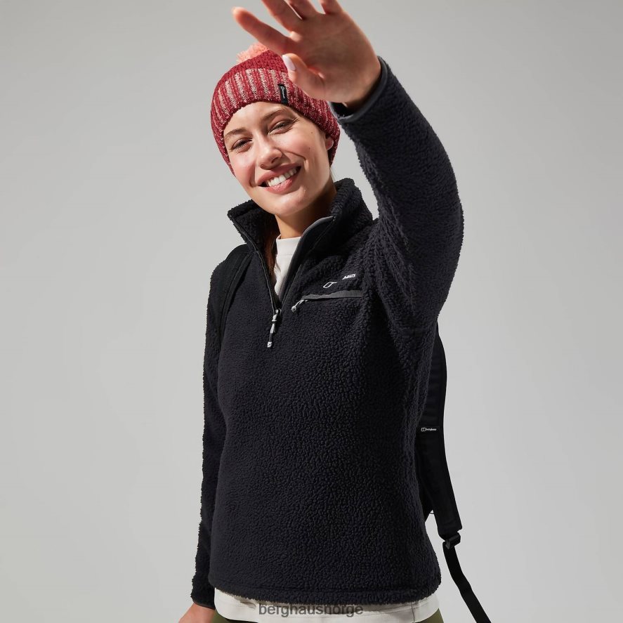 darria halv glidelås Berghaus kvinner svart F262D6454 klær
