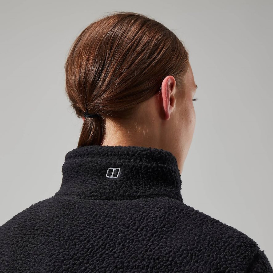 darria halv glidelås Berghaus kvinner svart F262D6454 klær