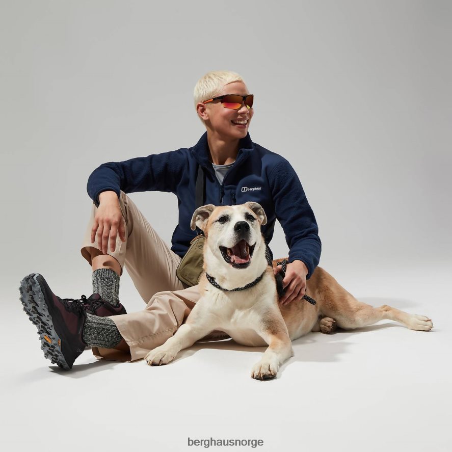 fadley halv glidelås Berghaus kvinner blå F262D6424 klær