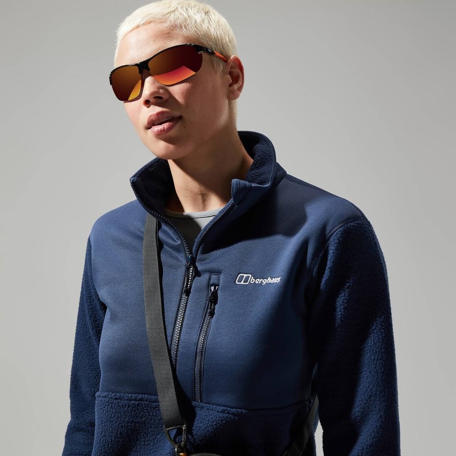 fadley halv glidelås Berghaus kvinner blå F262D6424 klær